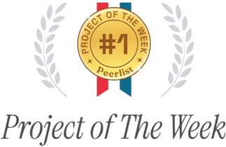 Levanta — Peerlist Project of the Week #1 badge
